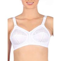 Triumph International Women's Non Padded | Wireless | Doreen 38E White | Polyamide Full-Coverage Big Cup Bra | Pack of 1