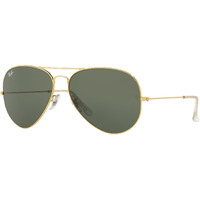Ray-Ban Unisex UV Protected Green Lens Pilot Sunglasses - 0RB3026IW202762