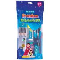 Apsara Premium Scholar's Kit | Ideal Gift Pack | Fundamental School Kit for Children | Kids Gifting Set | School Requirements | Fun Children's Gift | Return Gift for Kids | Combo of 6 items | Pack of 1.