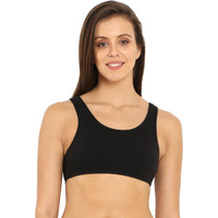 Jockey Women's Modal Crop Top 1582_Black_M