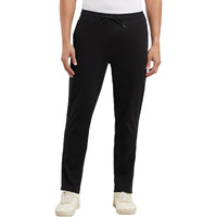 Jockey Men's Relaxed Fit Cotton Blend Track Pants (9500-0103-BLACK Black M_Black_M)