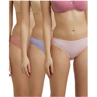 Jockey Women's Cotton Bikini (Pack of 3) (Colors/Prints May Vary) 1410_Light Assorted_M