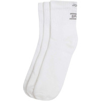 Jockey 7036 Men's Compact Cotton Terry Ankle Length Socks with Stay Fresh Treatment_White_Free Size