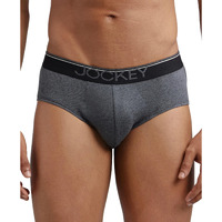 Jockey Men's cotton Briefs (Pack of 1) (8037-0110- Charcoal Melange M_grey_M)