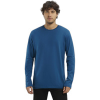 Jockey Men's Regular Fit Round Neck Full Sleeved T-Shirt AM95_Seaport Teal_L