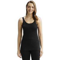 Jockey Snug Fit Thermal Tank Top for Women 2500_Black_XL