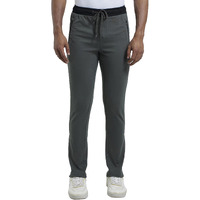 Jockey Men's Slim Fit Cotton Blend Trackpants (37861_Deep Olive_L)