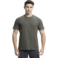Jockey Men's Regular Fit Round Neck Half Sleeved T-Shirt 2714_Deep Olive_L