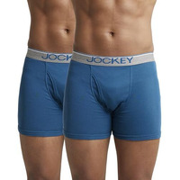 Jockey Men's Cotton Briefs (Pack of 2) (38048_Blue_L)