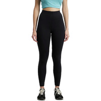 Jockey Women's Slim Fit Cotton Blend Leggings with Concealed Elastic Band (AW87_Black_L_Black_L)