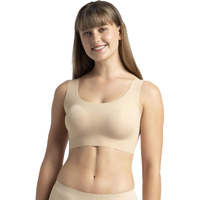 Jockey Women's Polyamide Wire Free Full-Coverage Bra (1839_Skin_L_Skin_L)