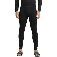 Jockey Men's Soft Touch Microfiber Elastane Stretch Fleece Fabric Thermal Long John with Stay Fresh & StayWarm Technology_Style_2623_Black_XL