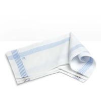 Jockey Cotton Men White Casual Style Handkerchief With Coloured Border (Pack Of 3)_HK02_White_Free Size