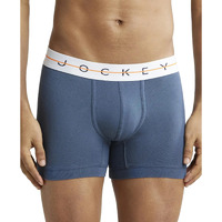 Jockey Men's Cotton Blend Solid Trunks (Pack of 1) (NY16_Mid Night Navy_M)