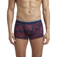 Jockey Men's Super Combed Cotton Elastane Stretch Printed Trunks with Ultrasoft and Durable Waistband_US63_Brick Red_L
