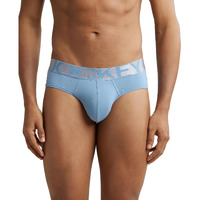 Jockey IC27 Men's Tactel Microfiber Elastane Stretch Solid Brief with Moisture Move Treatment_Blue Shadow_L