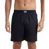 Jockey MC10 Men's Super Combed Mercerized Cotton Woven Fabric Boxer Shorts_Black_L