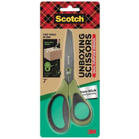 Scotch Dual-Purpose Scissor Cum Cutter | Universal Tool for Unboxing, Box Cutting, Art & Craft with Durable Design, Soft Grip, Non-Stick & Safe Blades, Multicolor