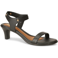 Bata TRICIA SANDAL Black Casual Slipon Open Toe Sandal Sandal High HH 51 MM UP For Women UK Size- 6