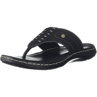 Bata Mens Terrance Cushion Black Sandals