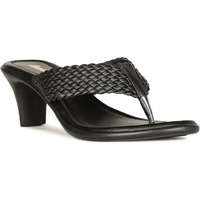Bata womens Deva Thong E Black Heeled Sandal - 6 UK (6716070)