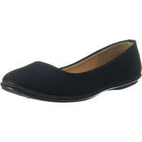 Bata Women's Lycra Dip E Sneaker Ballerina (5516389_Black_7 UK)