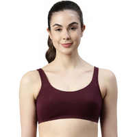 Enamor SB06 Low Impact Bra - Non-Padded, Wirefree & High Coverage