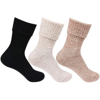 Bonjour Women's Socks (Pack of 3) (Multicolor)(Colors & Print May Vary)