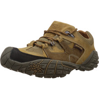 Woodland Men's Tobacco Leather Sneakers - 6 UK/India (40 EU)