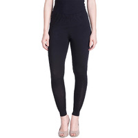 Lyra Women Solid Premium Cotton Ankle length Leggings | Mid-Waist | Fashionwear