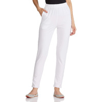 Lyra Women Solid Premium Cotton Kurtipant | Mid-Waist | Fashionwear