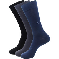 BALENZIA Mens Formal Socks |Organic Cotton| Men's Socks- Pack of 3 (Free Size)