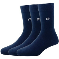 Peter England Mens Cotton Full Length Socks (Pack of 3) Navy