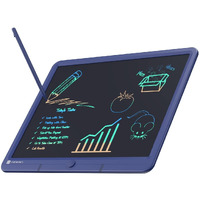 Portronics Ruffpad 15M 15Inch (38.1cm) Re-Writable Multicolor LCD Writing Pad with Smart Lock,India's first notepad to save and share your child's first creatives via Ruffpad app on your Smartphone(Blue)