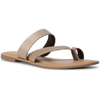 Bata Women's SHINE TR Toe Ring Slippers (5718419_BEIGE_8 UK)