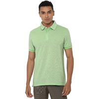 Allen Solly Men Regular Fit Polo (ASKPQRGFJ52168-M_GREEN_M)