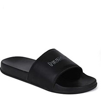 hummel CLASSIC MEN SLIDERS Comfortable Cushioned Sole Arch Support Durable Lightweight Flexible Trendy Style Flip flops and Slippers Slides for Men Daily use Chappal