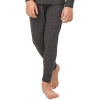 U.S. POLO ASSN. Boy's Cotton Blend Heathered Ikwb Thermal Snug Pants - Pack of 1 (Anthra L)