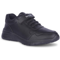 Liberty Leap7x SCHLPRO-3 Uniform School Shoes for Kids with EVA Sole | PU Upper Quick-Wear Velcro Closure | Stylish & Lightweight | Comfortable Footbed | Memory Foam Insole (Black - 5 UK)