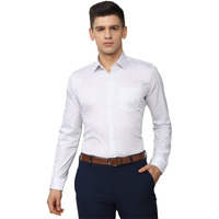 Van Heusen Men's Fitted Formal Shirt (VHSFRSLBV20281_White 42)