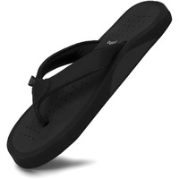 YOHO ArchFlex Men slippers with arch support |soft comfortable stylish and anti skid Men's Flip-Flops & Slippers in exciting color | Styles | Daily Use |ArchFlex | Classic Black - UK 10