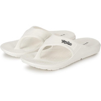 YOHO Drizzle Soft Slippers for Men | Mild Acupressure | Lightweight, White, UK 8