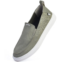 YOHO Kite Mens Stylish Versatile Breathable Slip-On Sneakers (SoS) | Pastel Green - UK 9