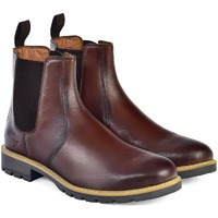 YOHO Chelsea Leather Boot for Men| Premium crust leather | lined with leather | Stylish Casual Shoes|Comfortable Fit | Brown - UK 8