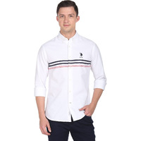 U.S. POLO ASSN. Men's Regular Fit Shirts White M