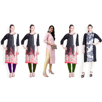 Lyra Women Solid Premium Cotton Churidar Leggings | Mid-Waist | Fashionwear