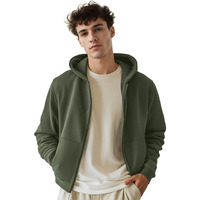NOBERO Men's Plain Zipper Hoodies Full Sleeves | Zipper Hoodies for Gym, Travel, Casual and Outdoor |Navy Blue-XXL