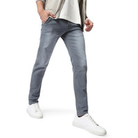 Urbano Fashion Men's Grey Slim Fit Washed Jeans Stretchable (epsrustsprcrs-mgrey-32)