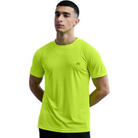 Boldfit Sports T Shirt for Men Quick Dry Fit Tshirt Gym T Shirts for Men for Casual Wear Workout T Shirts Active Gym Wear for Men Running Regular Fit T-Shirts for Men T Shirt for Man Neongreen