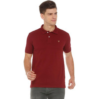 Allen Solly Men Maroon Regular Fit Polo(AMKP317G04235_Maroon_2XL)